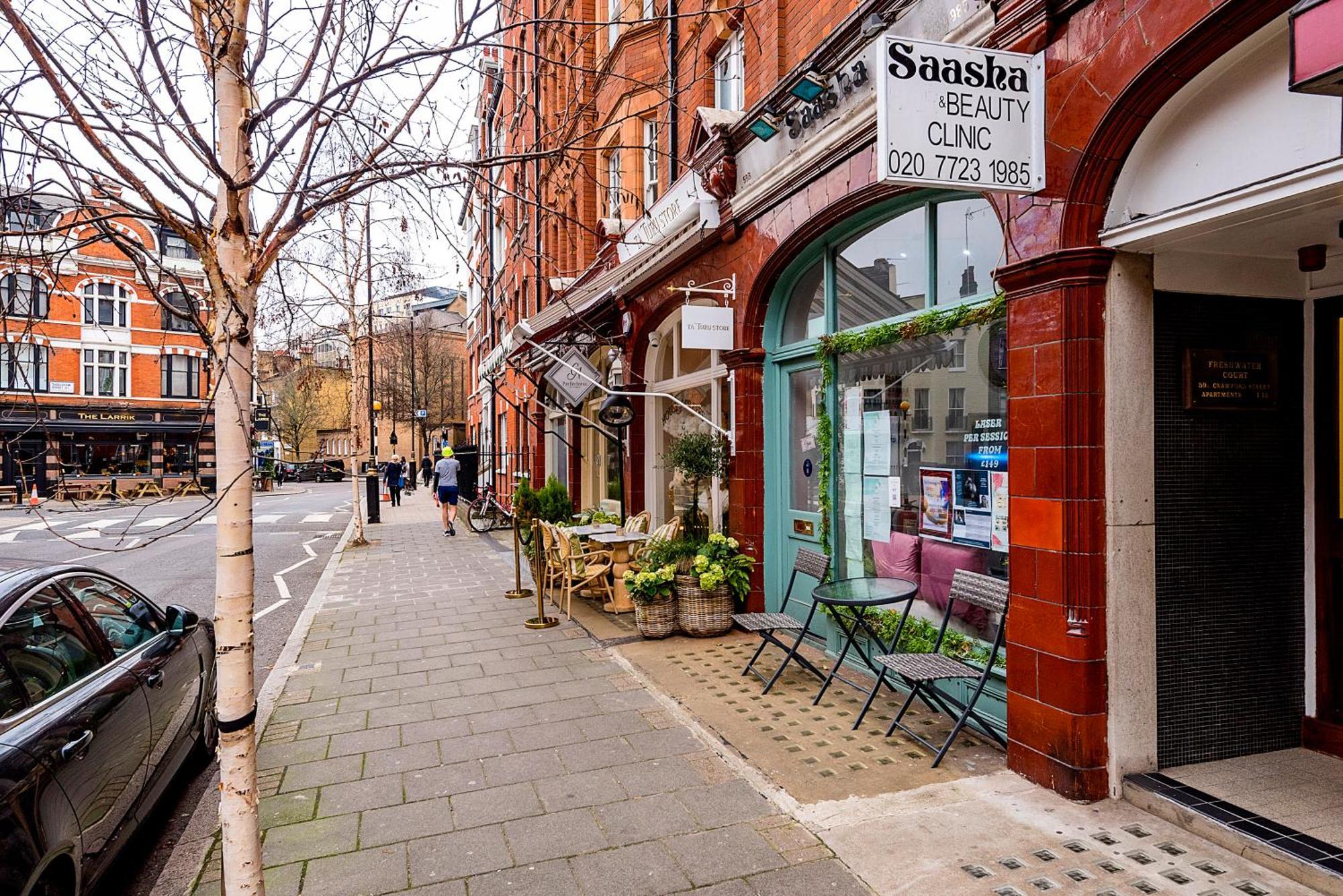 Stunning Apartment In Fashionable Marylebone London Exterior foto